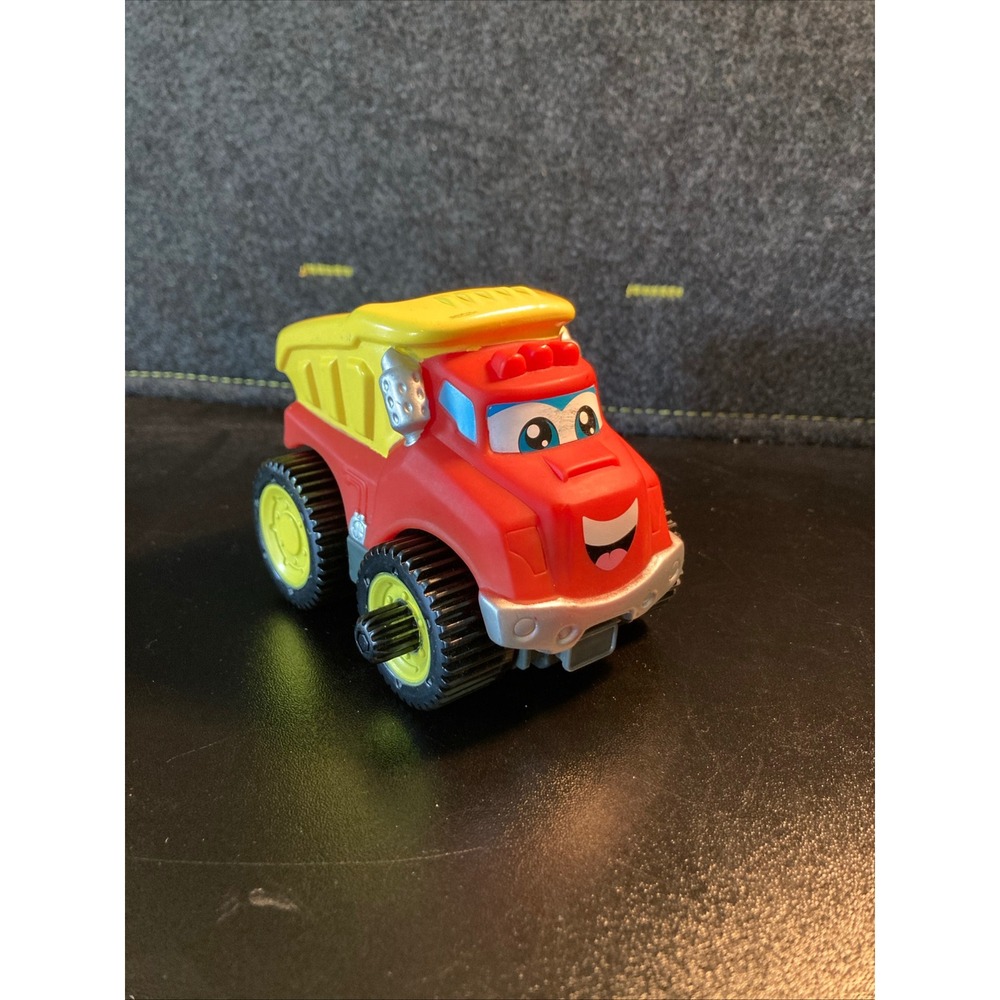 Hasbro Tonka Chuck & Friends Red Yellow Smiling Dump Truck Toddler Toy Works!